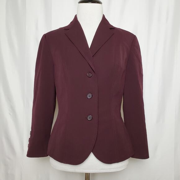NWT The Limited Plum Blazer SZ 2 - Picture 1 of 4